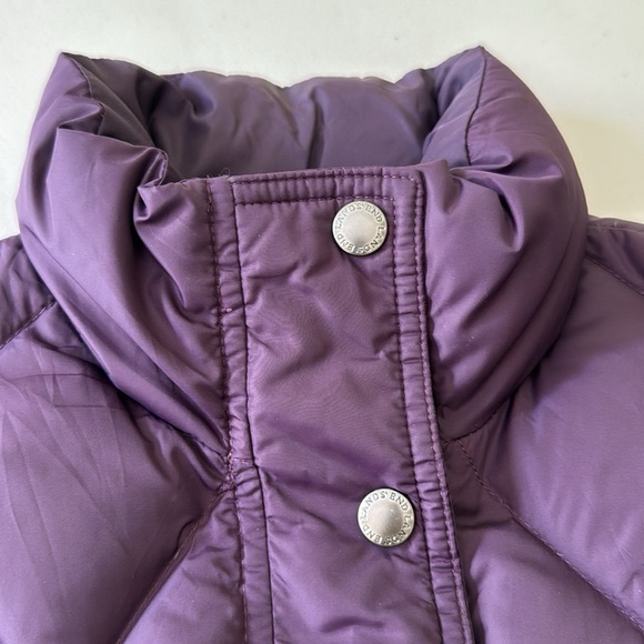 Land’s End Purple Down Filled Quilted Puffer Vest - Picture 3 of 13